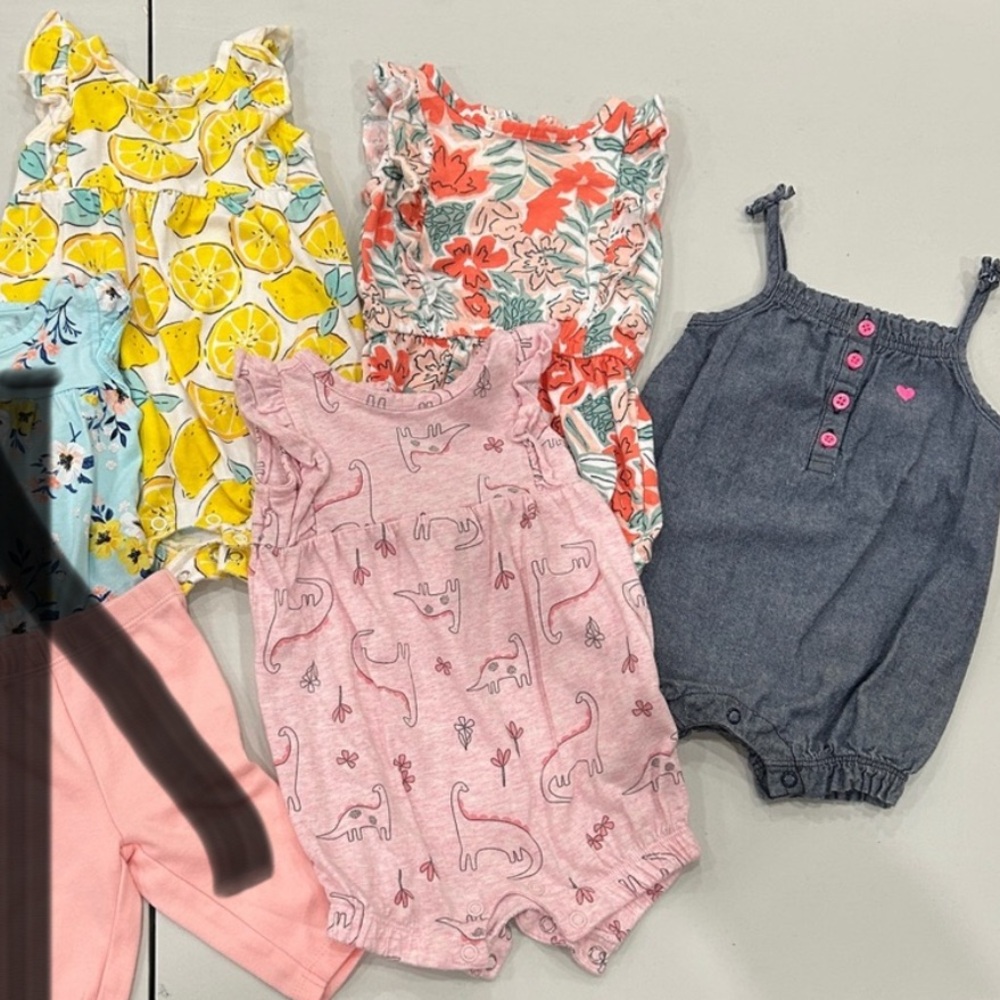 Baby Girl 3 Month Summer Rompers